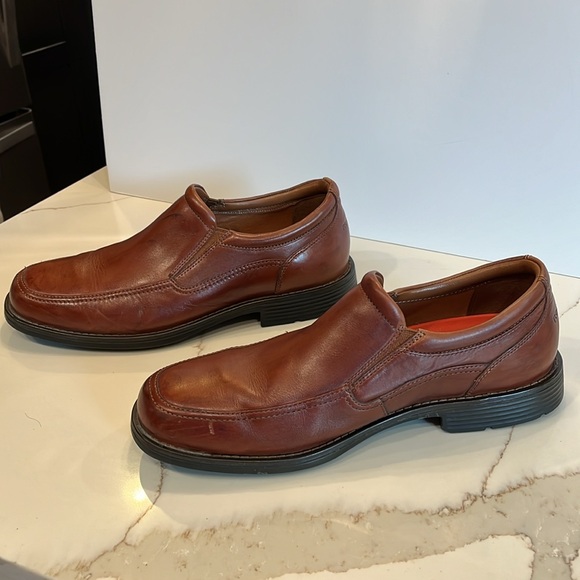 Rockport Brown Walkability Dress Loafers. Shock Absorption Moisture Wicking 10.5 - Picture 15 of 16